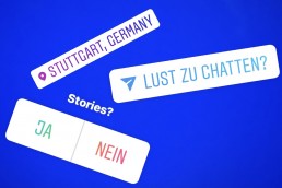 Instagram Stories mit Stickern, Umfragen, Standort und vielem mehr
